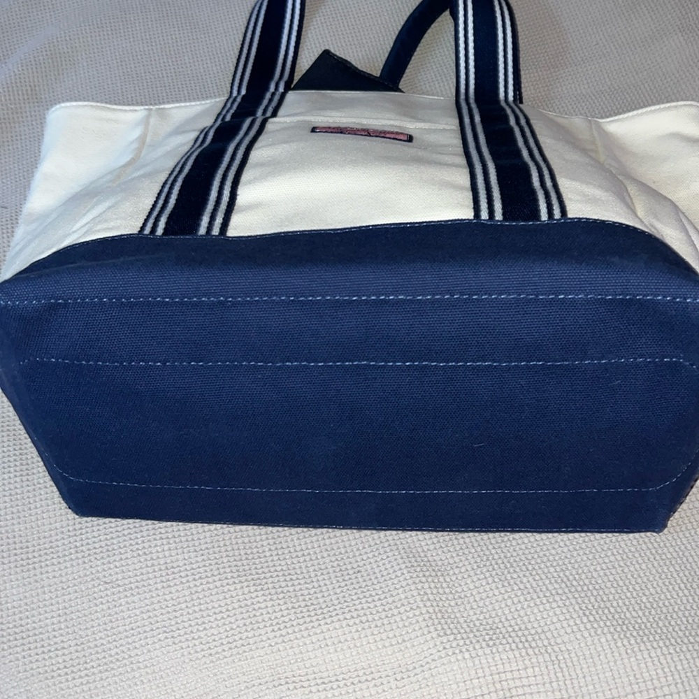 Vineyard Vines Martha’s Vineyard Canvas Tote Preppy - Picture 8 of 11